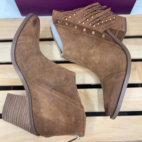 Fergie Fringed Distressed Booties - Picture 6 of 14